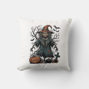 Heksen Boeman Halloween Pompoen Shirt De Kussen