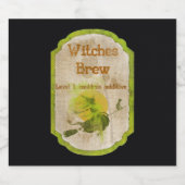 Heksen Brouwen Halloween Bier Labels Etiket (Enkel label)