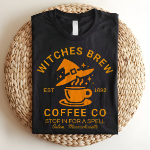 Heksen brouwen Salem Massachusetts Halloween koffi Tri-Blend Shirt