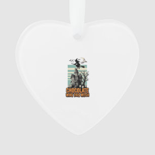 Heksen Chocolade Shirt Zoete Halloween Behandeling Ornament