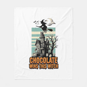 Heksen Chocolade Shirt Zoete Halloween Traktatie O Fleece Deken