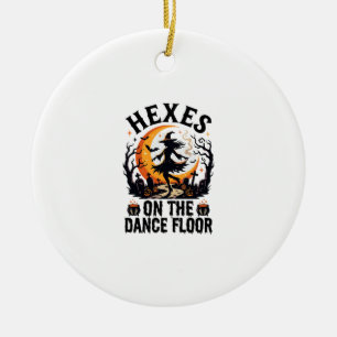 Heksen Dans Nacht Halloween Keramisch Ornament