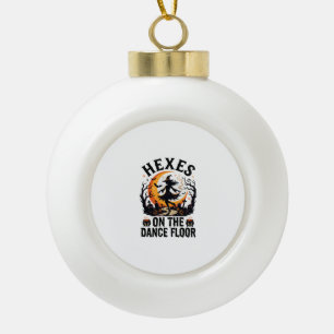 Heksen Dans Nacht Halloween Keramische Bal Ornament