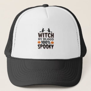Heksen DNA-ontwerp griezelige Halloween-humor_1 Trucker Pet