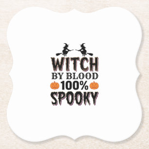Heksen DNA-ontwerp Griezige Halloween-humor_1 Kartonnen Onderzetters