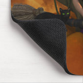 Heksen en katten op Giant Pumpkin Muismat (Hoek)