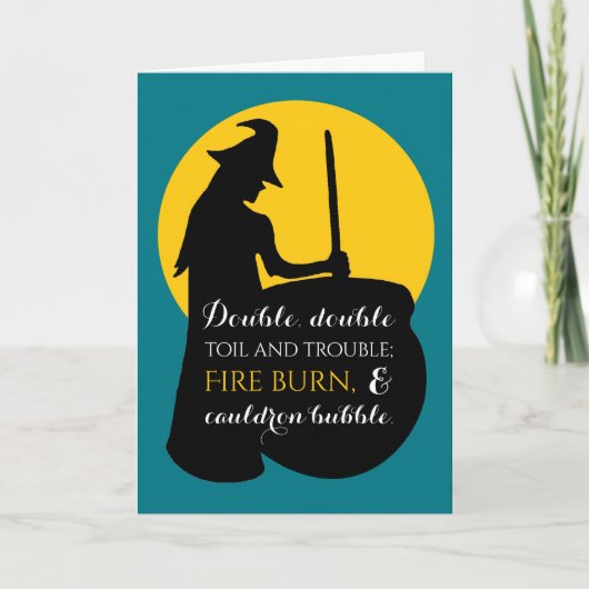 Heksen- en Maanmagie Spreukaart Kaart (Voorkant)