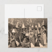  heksen foto vrouwen in kostuum briefkaart (Voorkant / Achterkant)