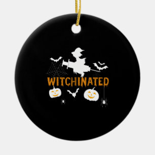 Heksen Halloween 2021 Kostuum Grappige Heks Keramisch Ornament