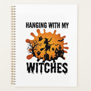 Heksen Halloween Heksenbezem Behekst Huis Planner