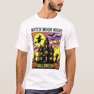 Heksen Halloween Shirt Vintage Geheime Huis Nacht_
