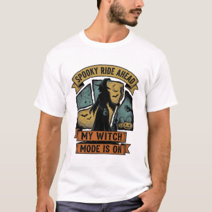 Heksen Halloween T-shirt Grappig Vintage Heks Desi