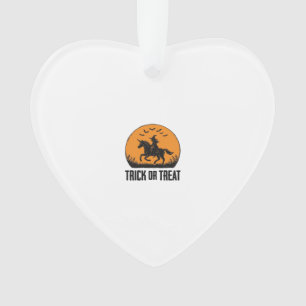 Heksen Halloween Trick Or Treat Oude Maan_1 Ornament