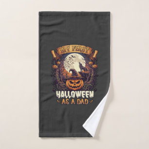 Heksen Halloween Vliegende Heks Behekst Huis Handdoek