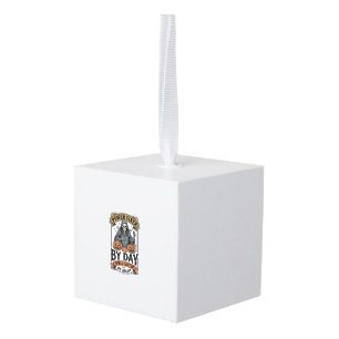 Heksen heks Reparatie Batterij Grappig Halloween T Kubus Ornament