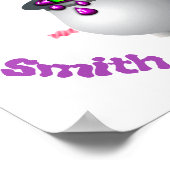 Heksen in Paars en groen Poster (Hoek)