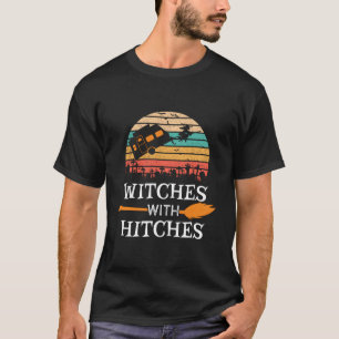 Heksen Met Hechtingen Halloween Camper Campervoert T-shirt
