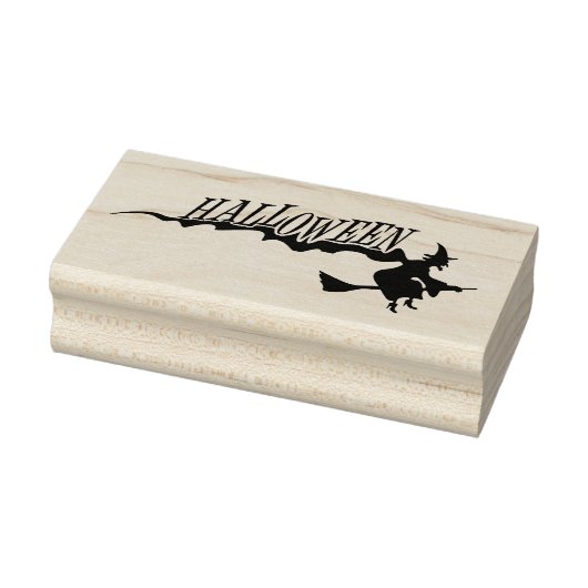 Heksen op Halloween Rubberstempel (Stempel)