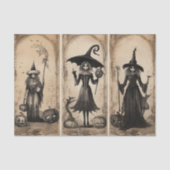  heksen oude Halloween Decoupage Tissuepapier (Voorkant)