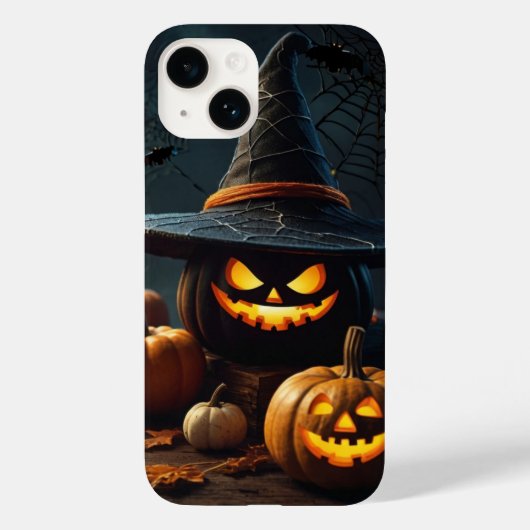 Heksen Pet met pompoen Case-Mate iPhone Case (Achterkant)