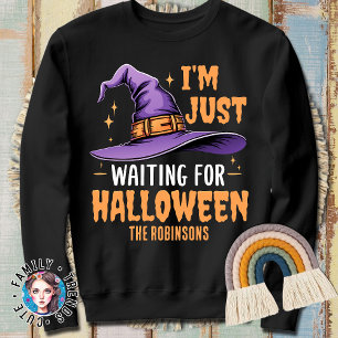 Heksen Pet Wachten op Halloween Trui