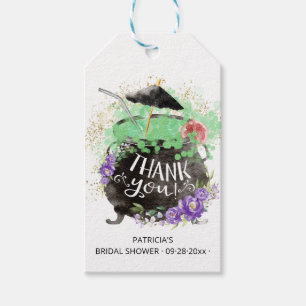 Heksen Punch Cocktail Halloween Bruidsdouche Cadeaulabel