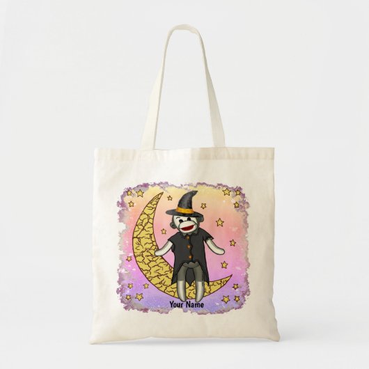 Heksen Sock Monkey Tote Bag (Voorkant)