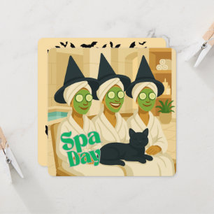 Heksen Spa Dag Grappige Humor Kaart