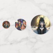 heksen steampunk Halloween Confetti (Achterkanten)