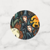 heksen steampunk Halloween Confetti (Kleine voorkant)