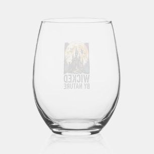 Heksen T-shirt Oud Sfeervol Geheime Kasteel Hallow Wijnglas Zonder Voet