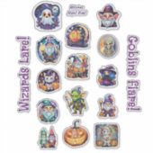 Heksen, tovenaars en kobolden! sticker (Voorkant)