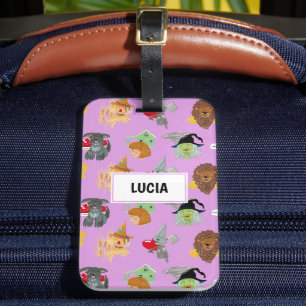 Heksen, vogelverschrikkers en leeuwen bagagelabel