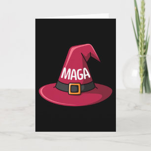 Heksen Voor Trump - Grappig Trump Halloween T-shir Kaart