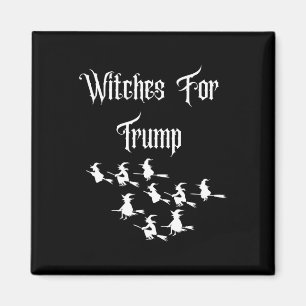 Heksen Voor Trump - Grappige Trump Halloween Verki Magneet
