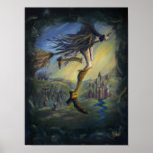 Heksen vrouw poster (Voorkant)