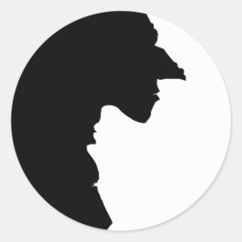 Heksen Yin Yang Ronde Sticker