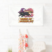 heksen zwarte kat Classic T-Shirt Spandoek (Insitu)