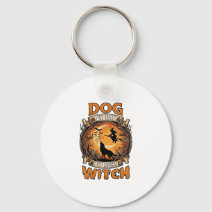 Heksenacht Halloween Wolfmaan Vleermuizen_1 Sleutelhanger