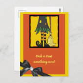 heksenbenen Halloween Briefkaart (Voorkant / Achterkant)