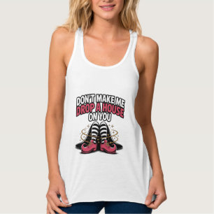 Heksenbenen – Laat een huis vallen Funny Halloween Tanktop