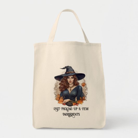 Heksenboodschappentas Tote Bag (Voorkant)