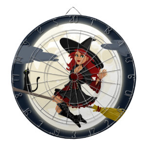 heksenbroomstokbroom dartbord