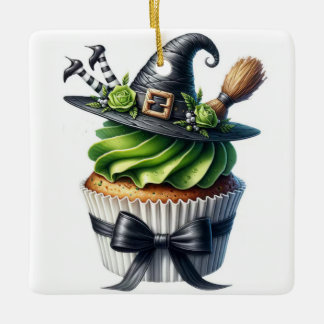 heksencupcake keramisch ornament