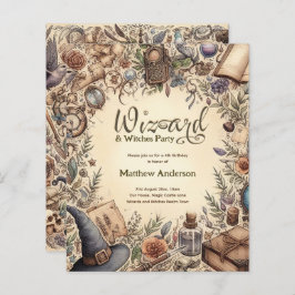 Heksenfeest Toverachtige Antieke Toverstokken Hoge