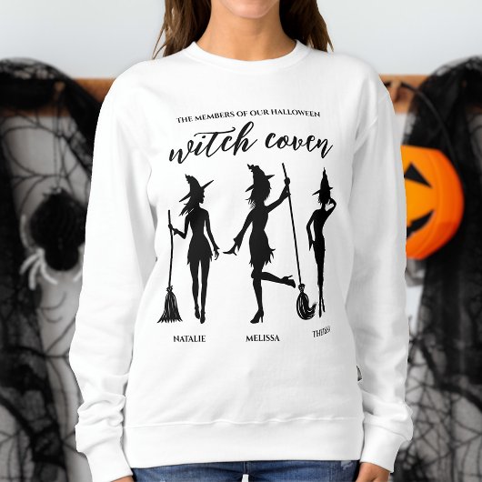 Heksengroep Vriendschap Shirt voor Drie Halloween