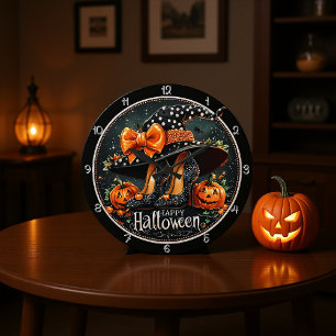 Heksenhakken en vrolijke Halloween Grote Klok