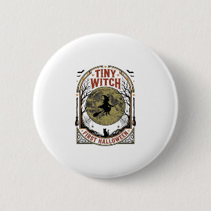 Heksenhemd voor baby Halloween voor het eerste spo Ronde Button 5,7 Cm