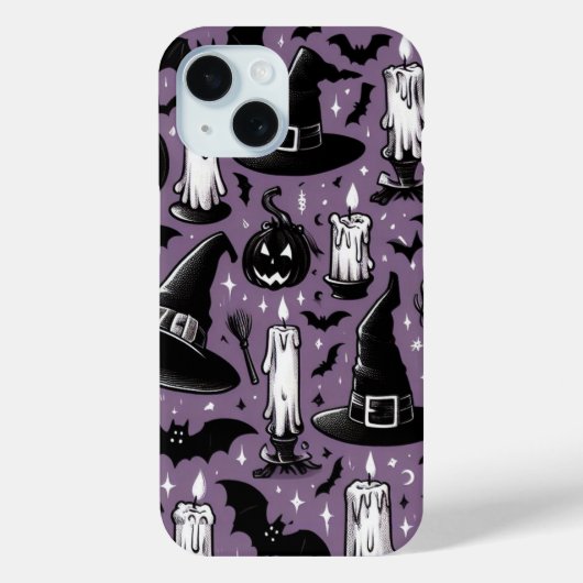 Heksenhoeden & Vleermuizen Case-Mate iPhone Case (Achterkant)