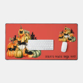 Heksenkat Jack O lantaarn Halloween Magic Gifts Bureaumat (Keyboard & Muis)